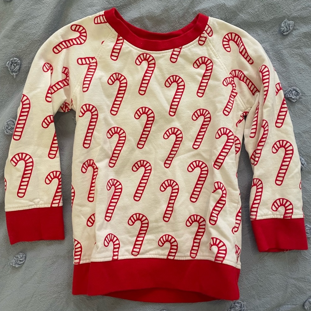 Monica + Sandy Candy Cane Sweatshirt
